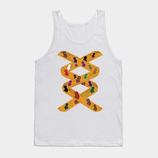 geometric artwork of moving escalator Tank Top